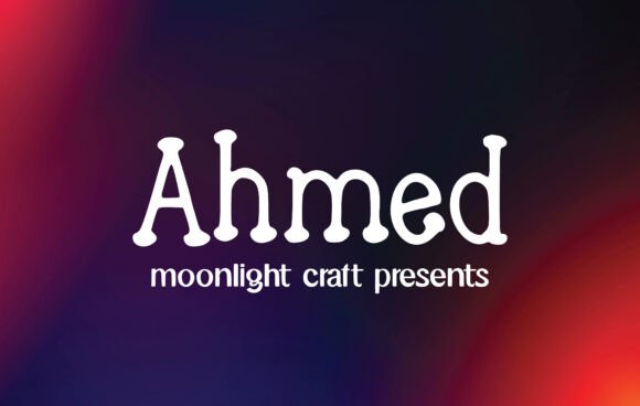 Ahmed: A Handwritten Script Font for Modern Web Design
