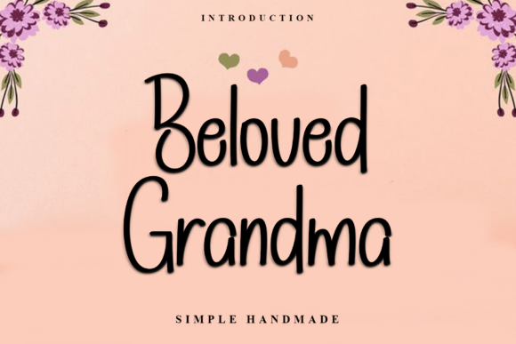 Beloved Grandma: A Script Font for Handmade Branding