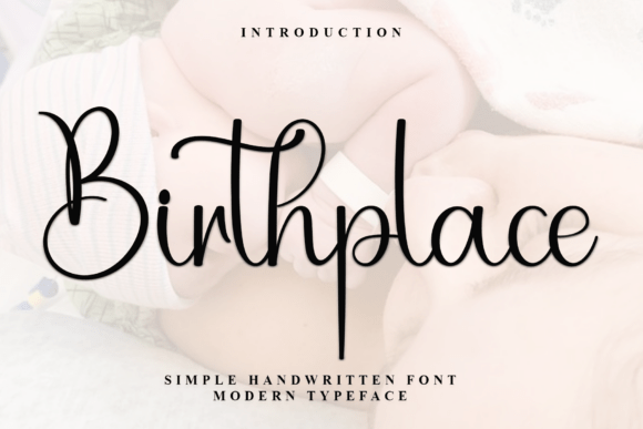 Birthplace Font Review: A Stylish Script for Elegant Branding