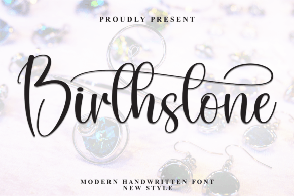 Birthstone Script Typeface: Elevating Digital Brand Identity