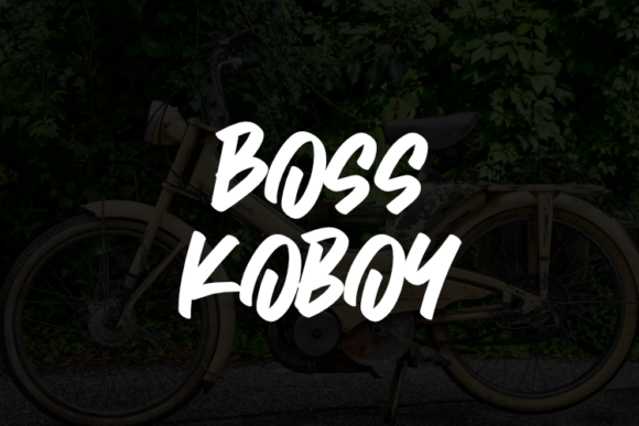 Boss Koboy Typeface Review: A Creative Script for Modern Brand Identity
