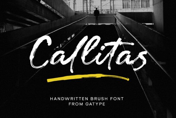 Callitas: A Brush Script Typeface for Modern Editorial Design