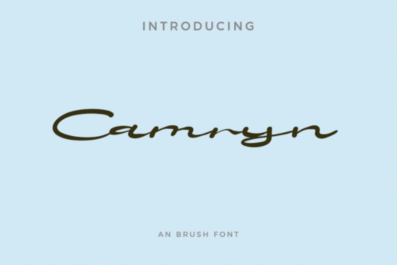 Camryn Typeface Review: A Handwritten Script for Authentic Brand Identity