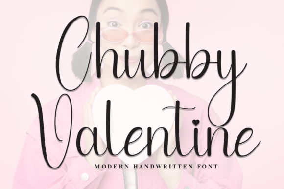 Chubby Valentine: A Handwritten Script Font for Elegant Editorial Design