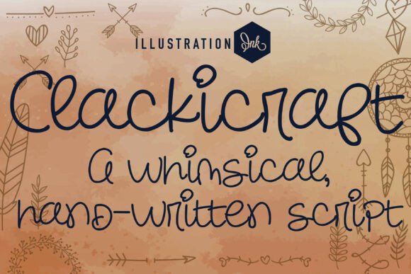 Clackicraft: A Script Font for Modern Web Design