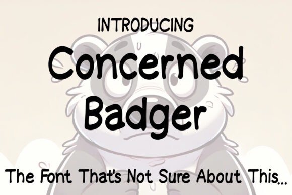 Concerned Badger Typeface Review: A Hand-Drawn Script for Makers