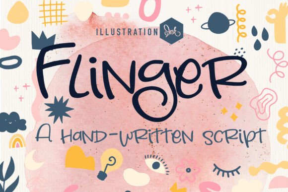 Flinger: The Creative Script Font for Scroll-Stopping Social Graphics