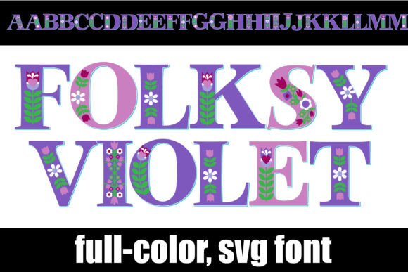 Folksy Violet: Elevate Brand Identity With Scandinavian-Inspired Color Typography