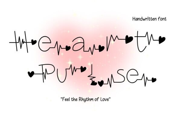 Heartpulse: A Rhythmic Script Font for Modern Web Design
