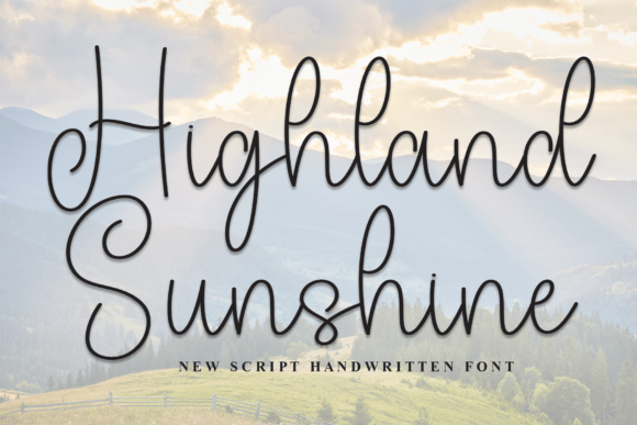 Highland Sunshine: A Web Designer’s Take on Modern Script Typography