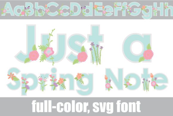 Just a Spring Note: A Creative Font Review for Small Business Branding
