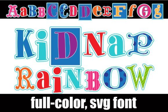 Kidnap Rainbow: A Designer’s Take on Color Fonts for Digital Branding