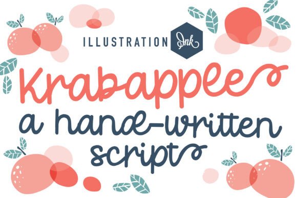 Krabapple Typeface Review: A Youthful Script for Modern Branding