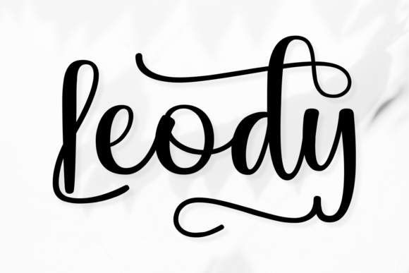 Leody: A Playful Script Font for Modern Web Design