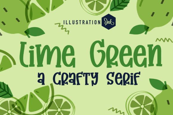 Lime Green Typeface Review: A Whimsical Hand-Crafted Font for Brand Identity