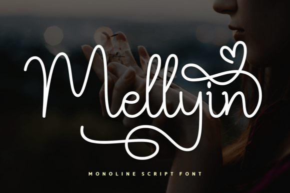 Mellyin: A Playful Script Font for Handmade Crafts and Labels