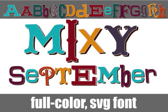 Mixy September: A Creative Font for Autumn Brand Identity