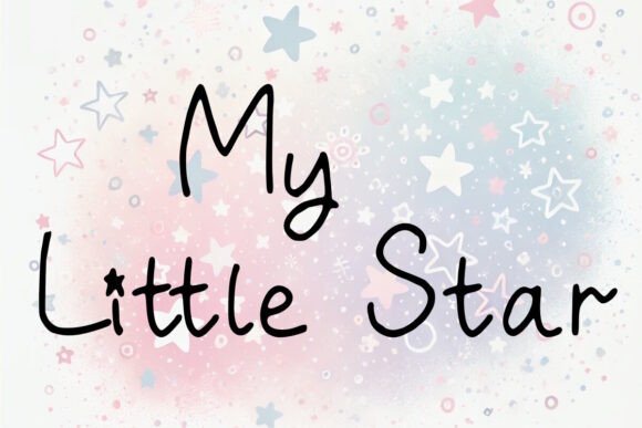 My Little Star: A Playful Script Font for Editorial Design
