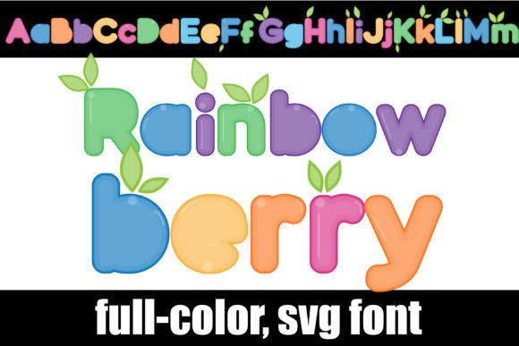 Rainbowberry: A Color Font for Vibrant Web Design