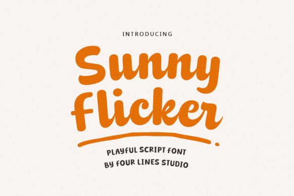 Sunny Flicker: The Script Font That Brings Joy to Your Brand Identity