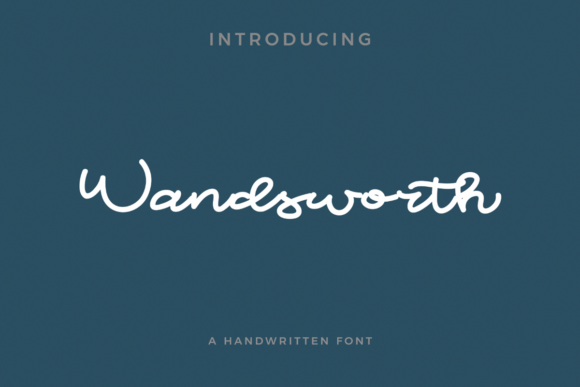 Wandsworth: A Script Typeface for Modern Editorial Design
