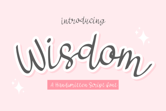 Wisdom Typeface: A Handwritten Script for Authentic Brand Identity